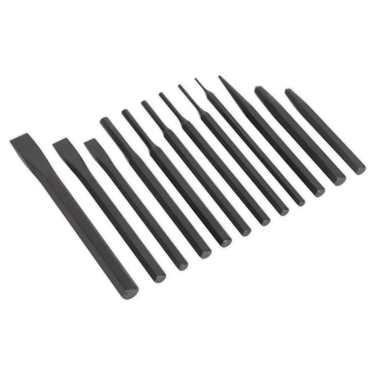 Siegen By Sealey Punch & Chisel Set 12Pc 1