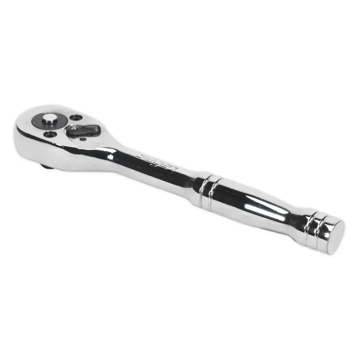 Siegen By Sealey Ratchet Wrench 1/4"Sq Drive Pear-Head Flip Reverse 1