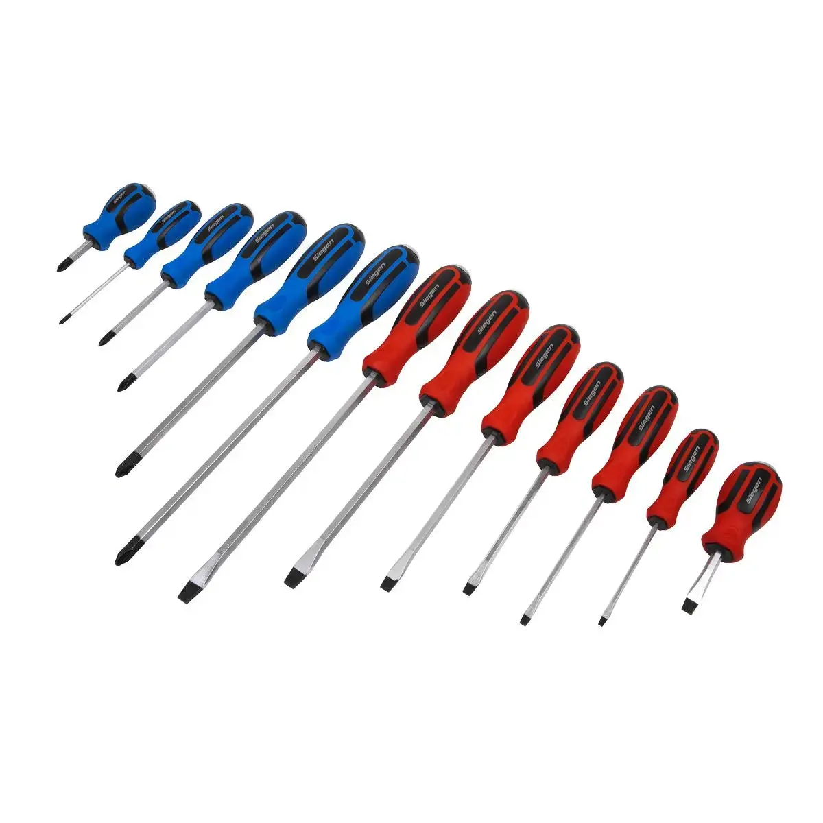 Siegen By Sealey Screwdriver Set 13Pc Hammer-Thru 1