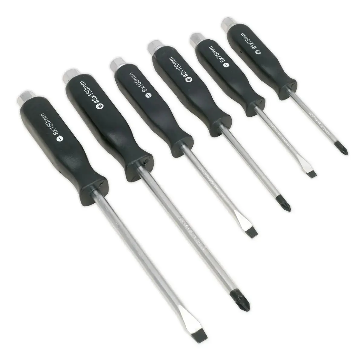 Siegen By Sealey Screwdriver Set 6Pc Hammer-Thru 1