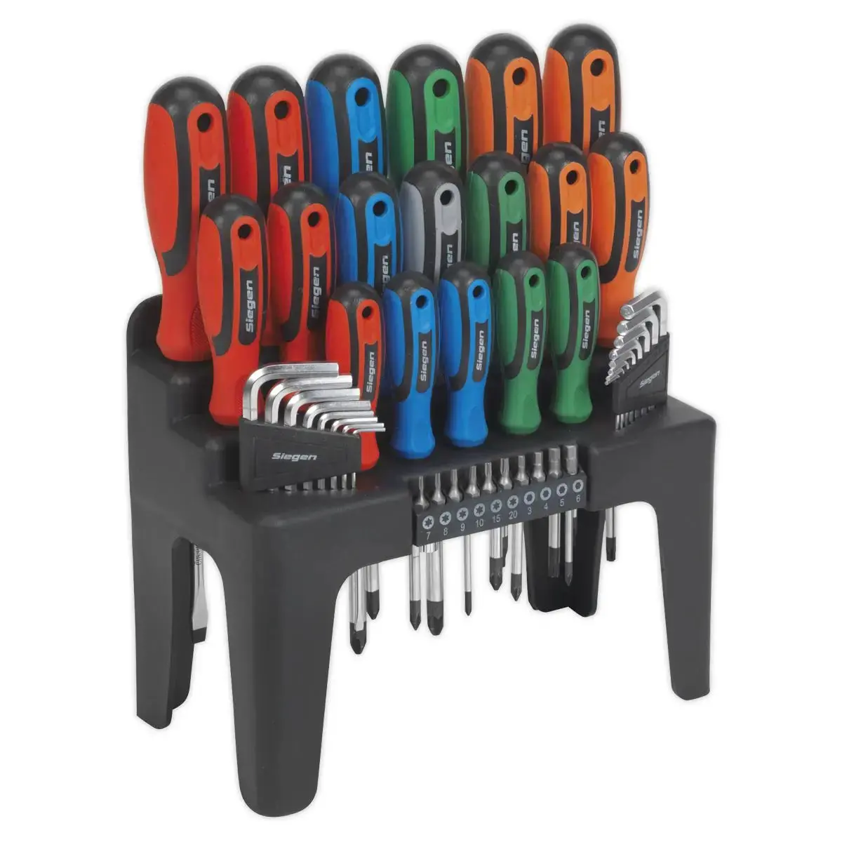 Siegen By Sealey Screwdriver, Hex Key & Bit Set 44Pc 1