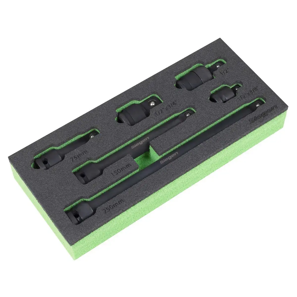 Siegen By Sealey Impact Adaptor & Extension Bar Set 1/2"Sq Drive 6Pc 1