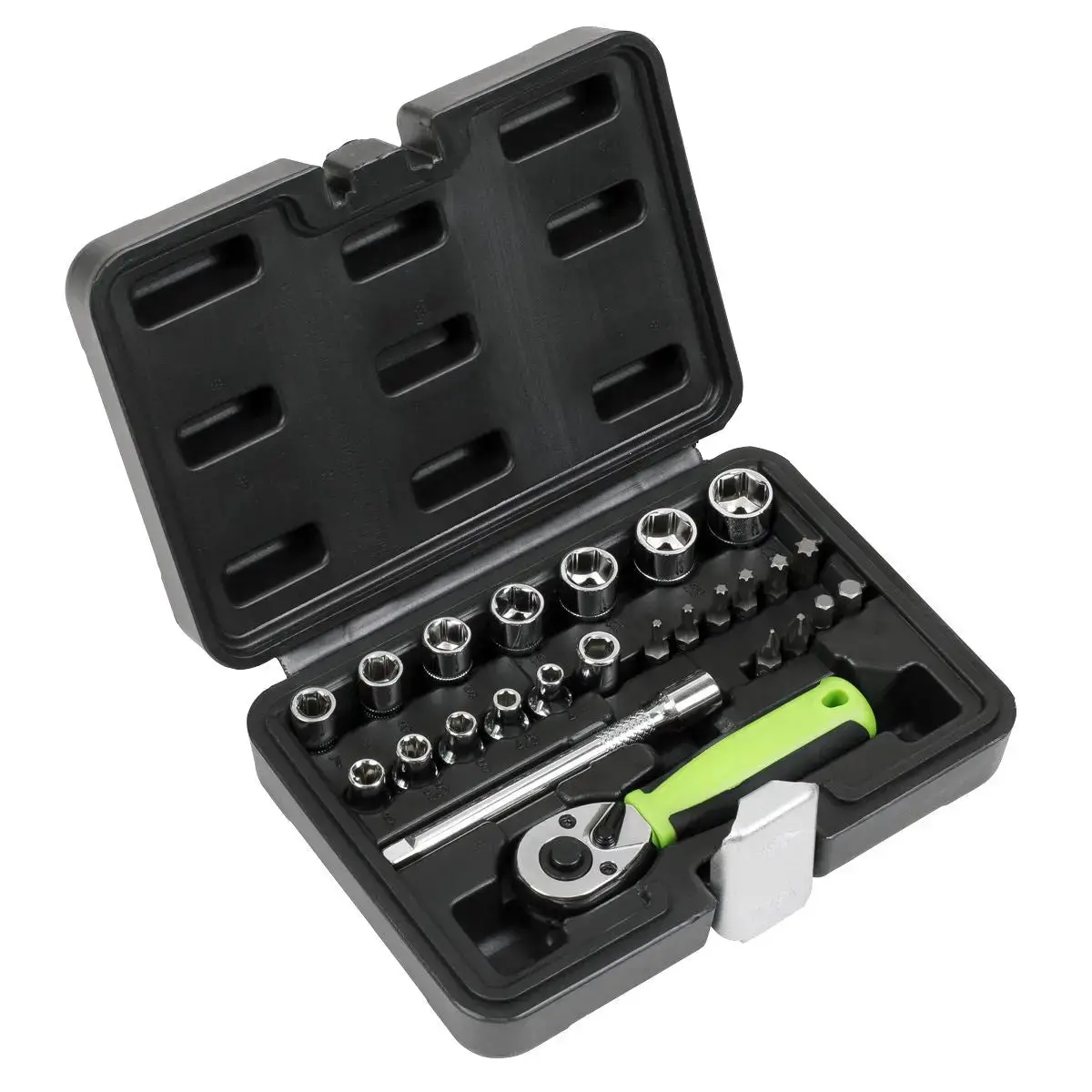 Siegen By Sealey Socket Set 25Pc 1/4"Sq Drive - Metric 1