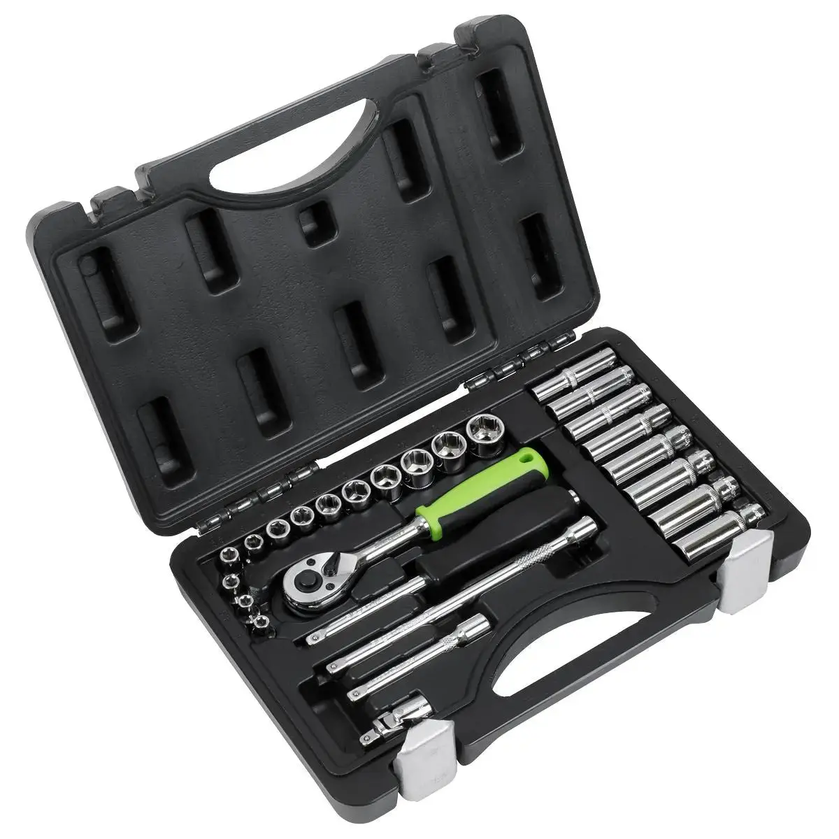 Siegen By Sealey Socket Set 26Pc 1/4"Sq Drive Metric 1