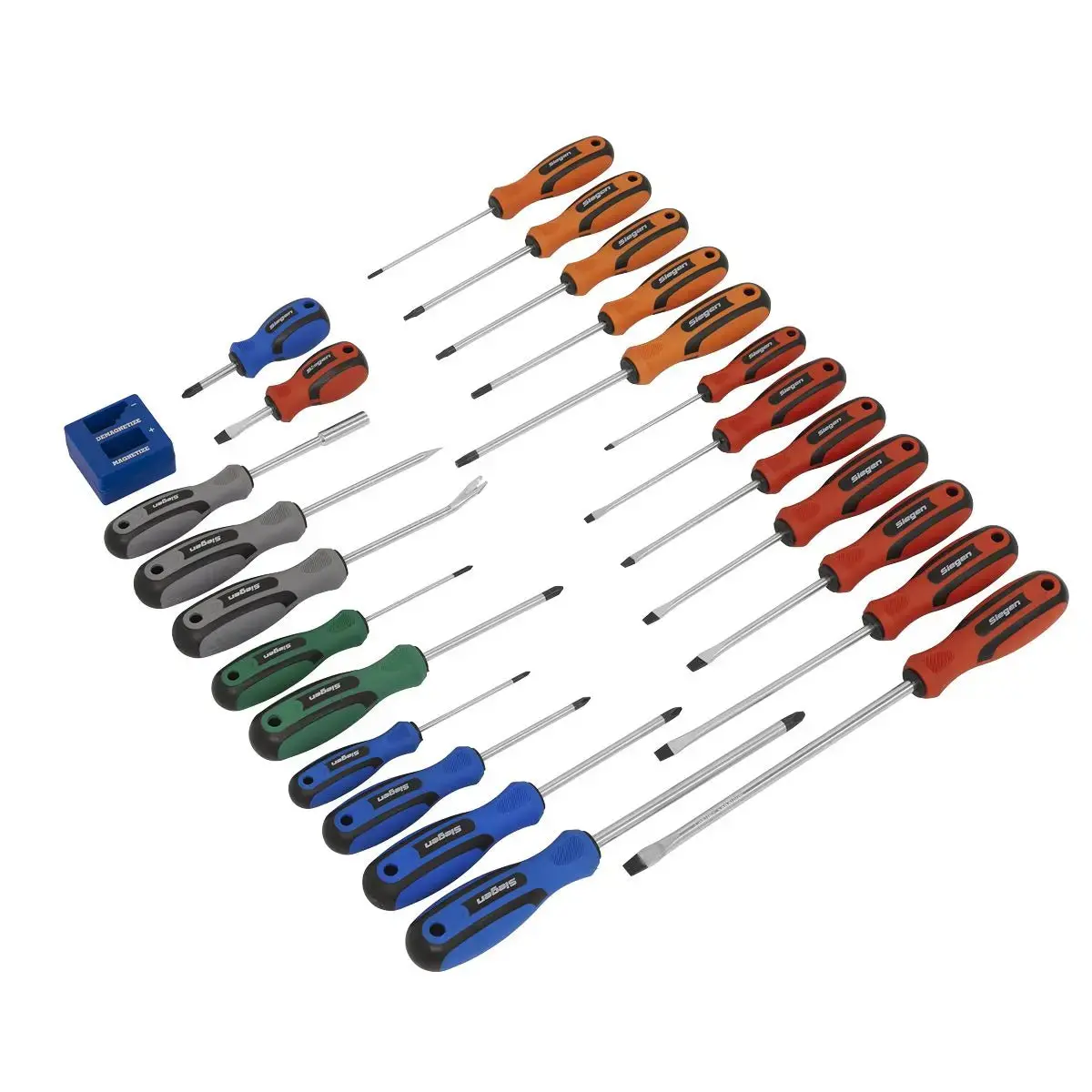Siegen By Sealey Soft Grip Screwdriver Set 24Pc 1