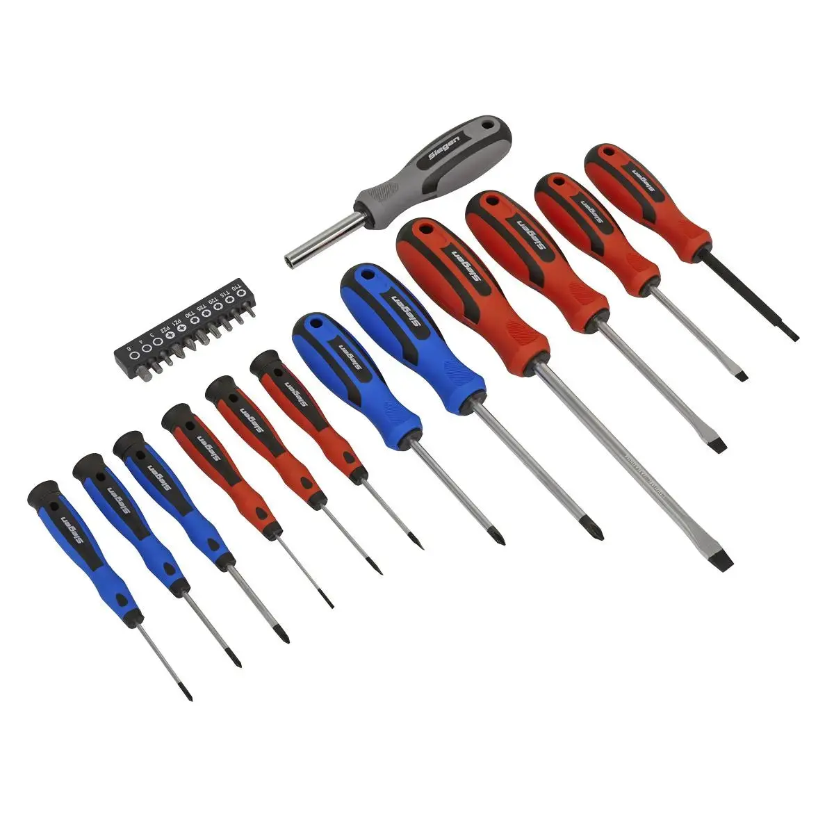 Siegen By Sealey Soft Grip Screwdriver & Bit Set 23Pc 1