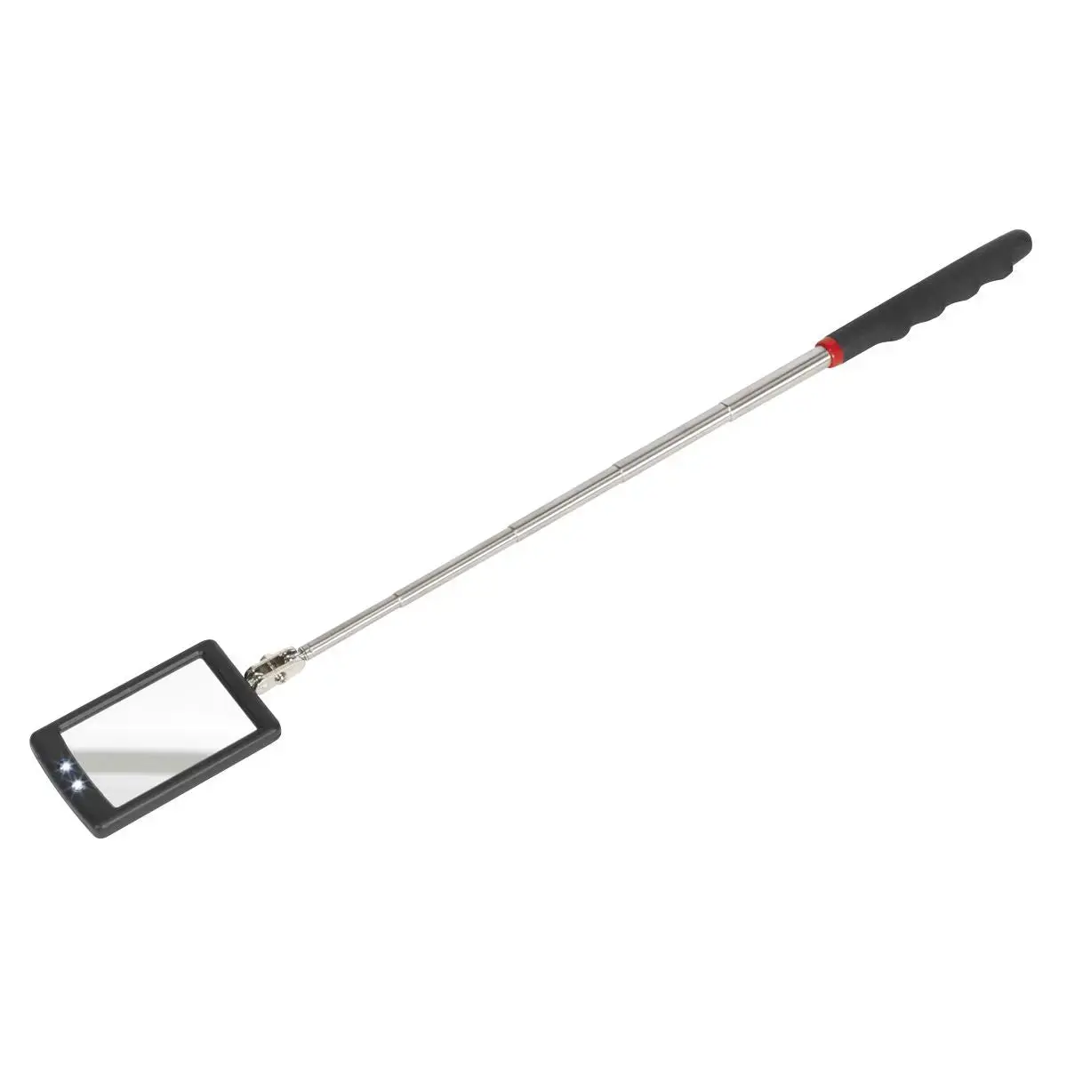 Siegen By Sealey Telescopic Inspection Mirror 52 X 83Mm With 2 Leds 1