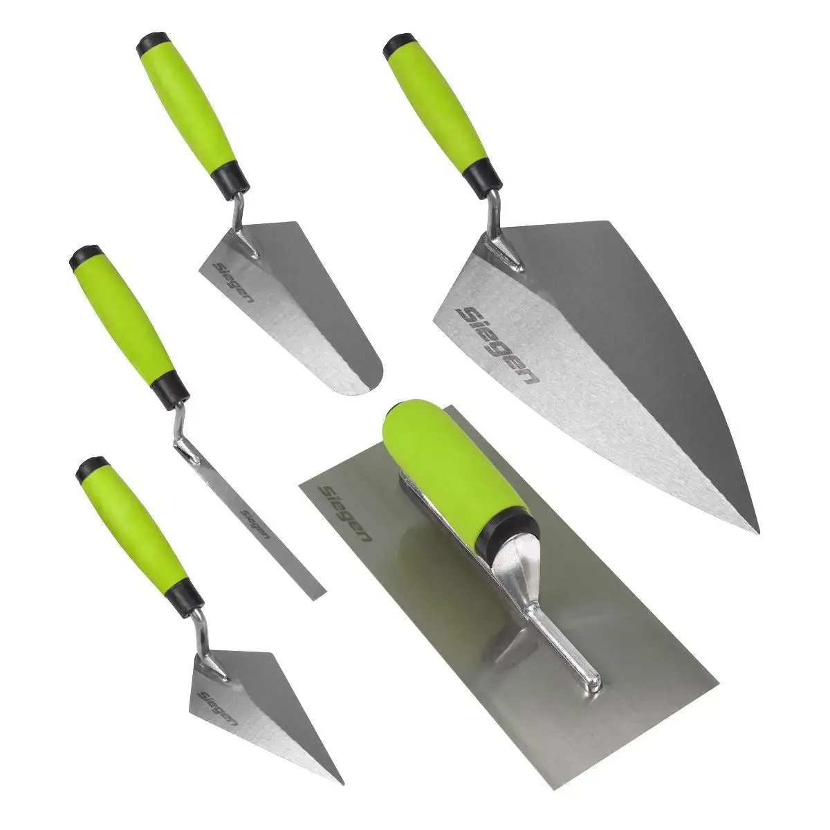 Siegen By Sealey Trowel Set With Soft Grip Handle 5Pc 1