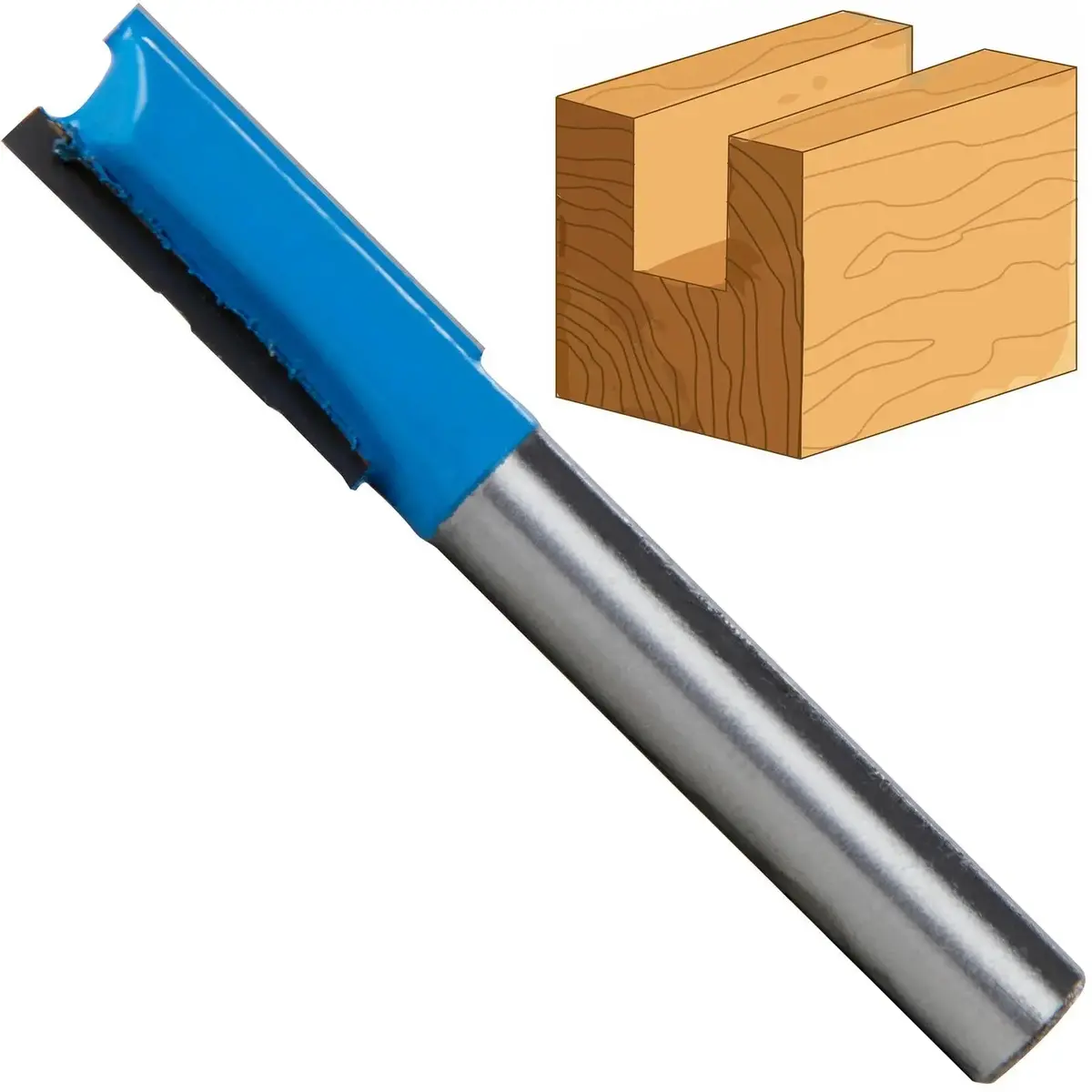 Silverline 1/4" Tct Straight Metric Cutters 1