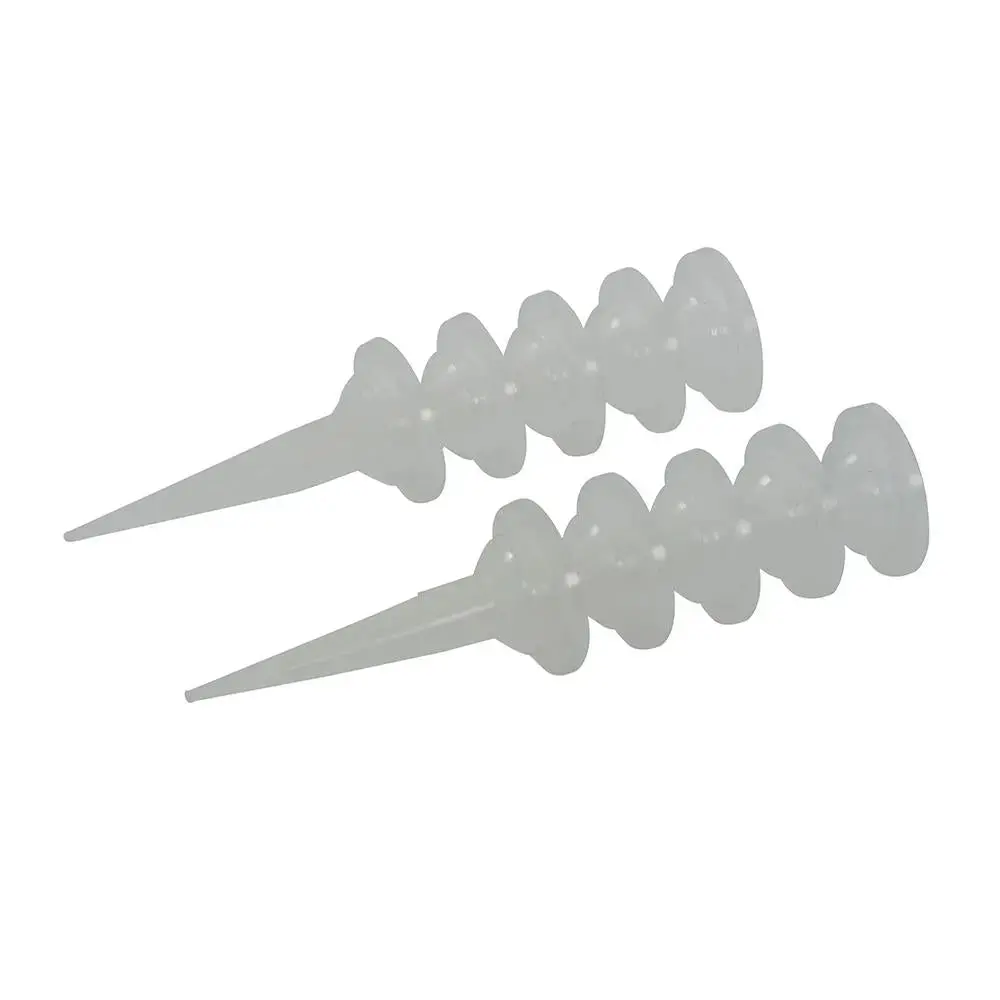 Silverline 10 Pack Silicone Sausage Gun Nozzles Replacements Sealant 1
