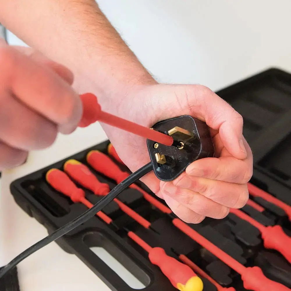 Silverline 11 Piece Insulated Screwdriver Set Slotted Phillips Chrome Vanadium Shafts 1