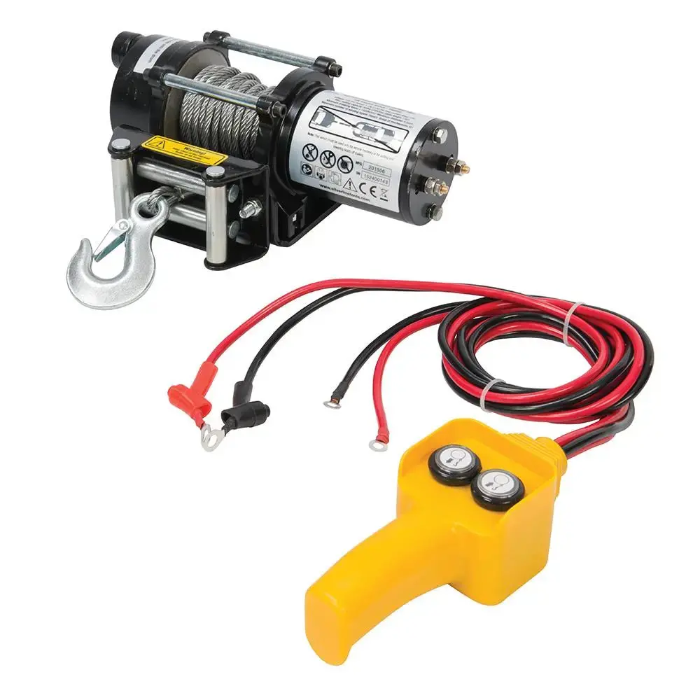 Silverline 12V Electric Winch 900Kg (2000Lb) 748850 1