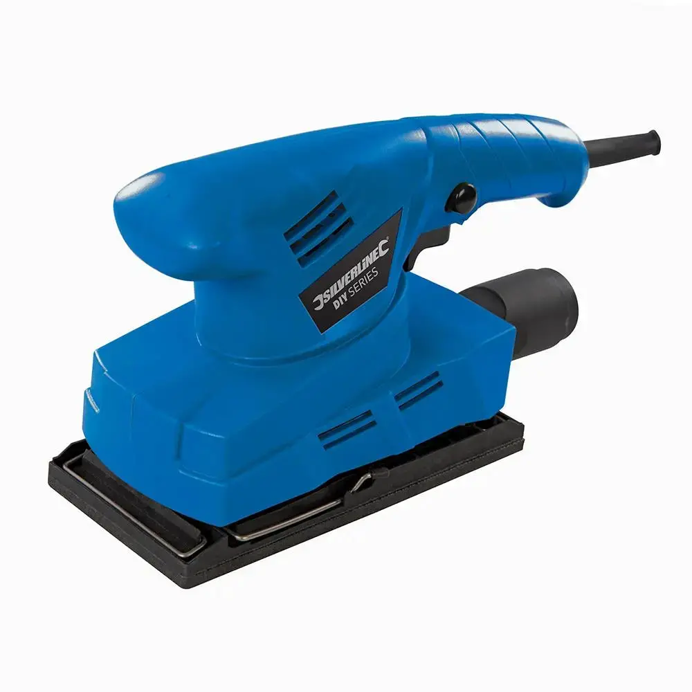 Silverline 135W Orbital Sander 1/3 Sheet 521333 1