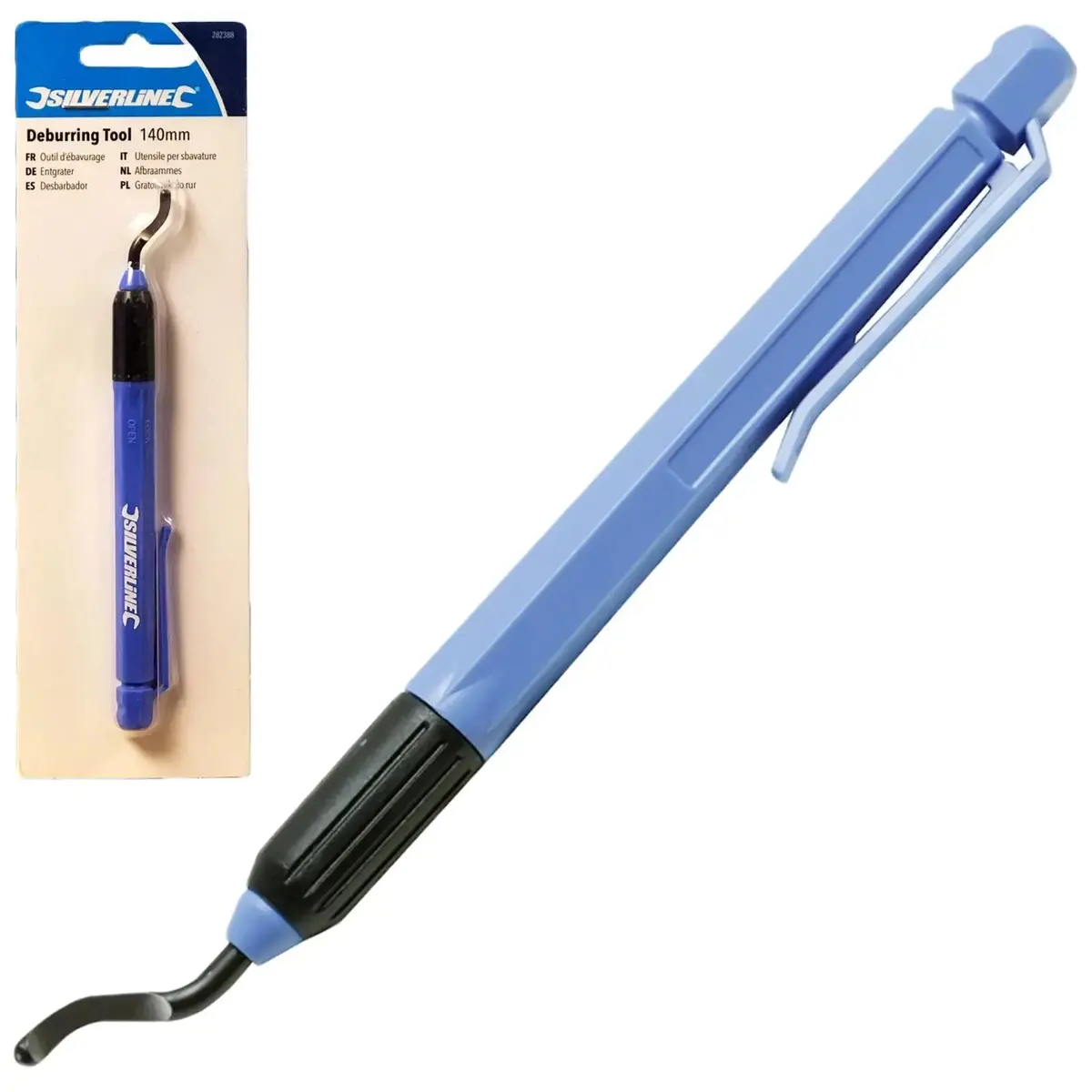 Silverline 140Mm Deburring Tool Pipe Plumbing Steel Copper Brass Plastic 1