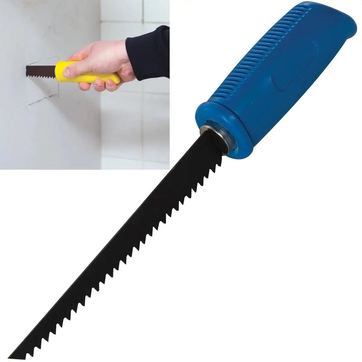 Silverline 150Mm Drywall Saw Plasterboard Woodwork Socket 1