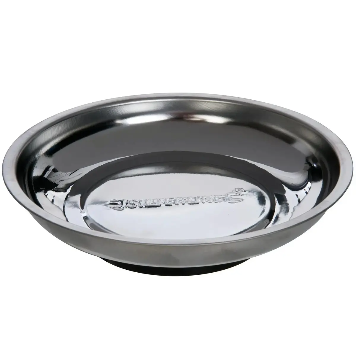 Silverline 150Mm Magnetic Parts Dish Storage Stainless Steel Tray 1