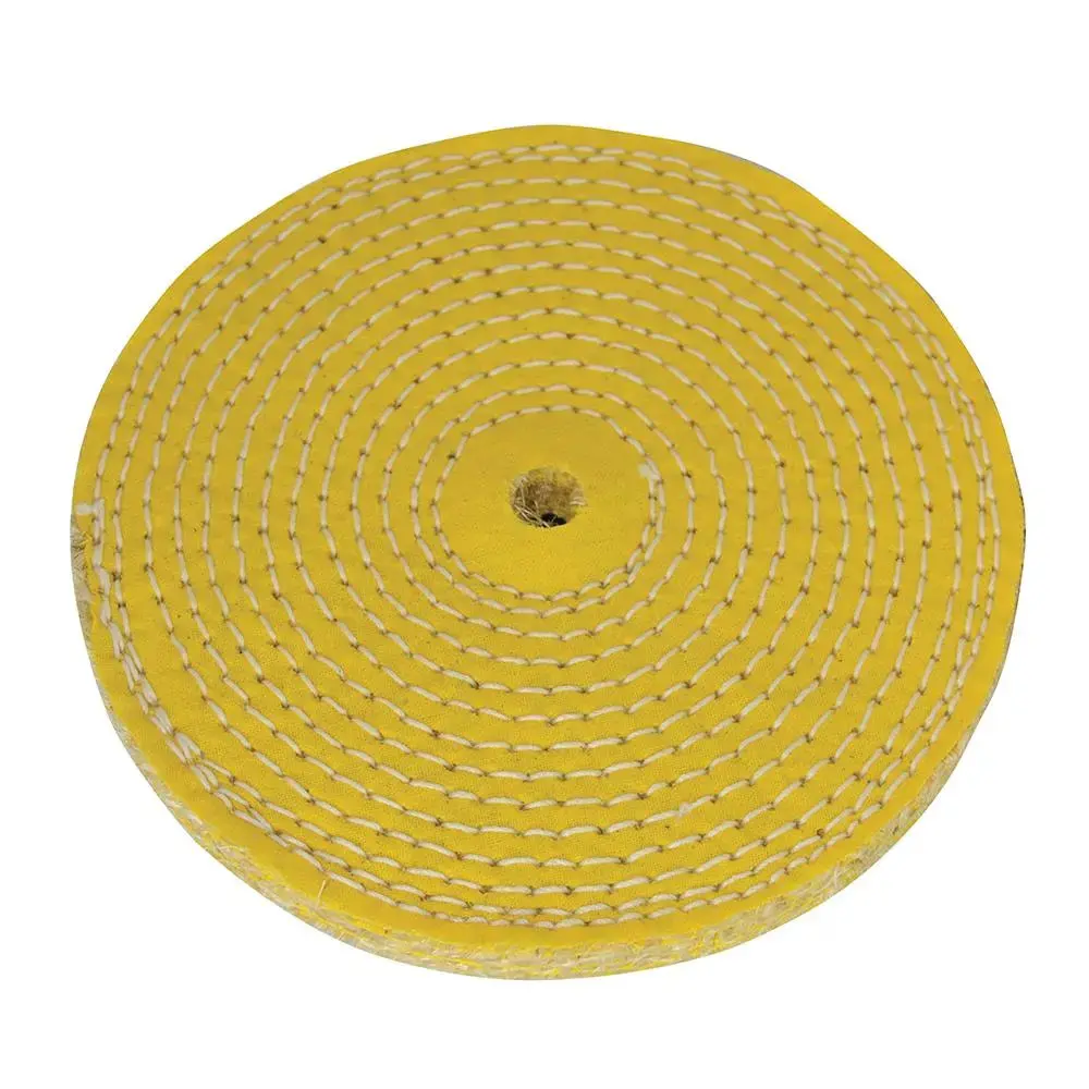 Silverline 150Mm Sisal Buffing Wheel Compound Burnishing Flattening 1
