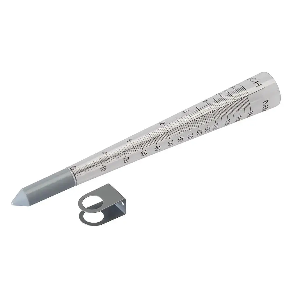 Silverline 160Mm Rain Gauge Metric Imperial Garden Rainfall Level Watering Soil 1