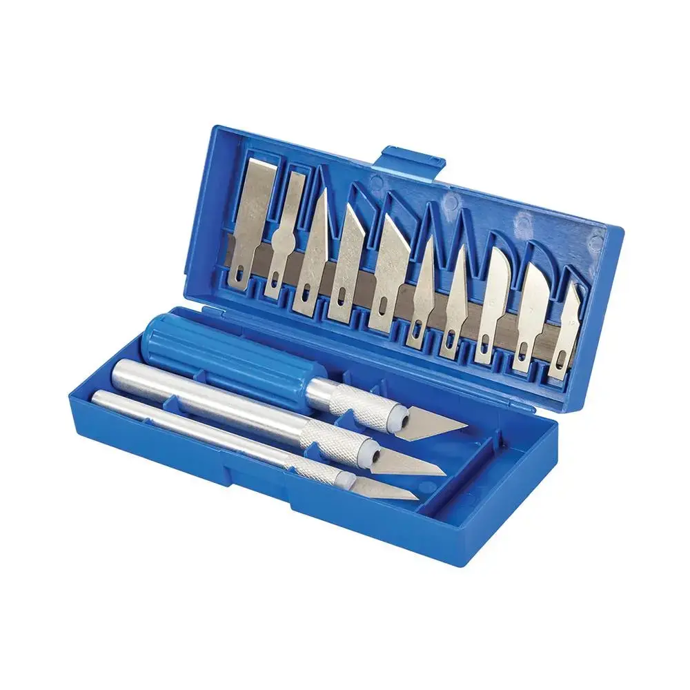 Silverline 16Pc Hobby Knife Set 1