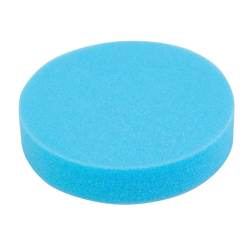 Silverline 180Mm Hook And Loop Foam Polishing Head Medium Blue 1