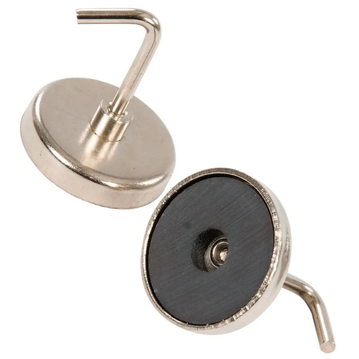 Silverline 2 Piece 5Kg Magnetic Hooks Hanging Storage Fridge Cabinets 1