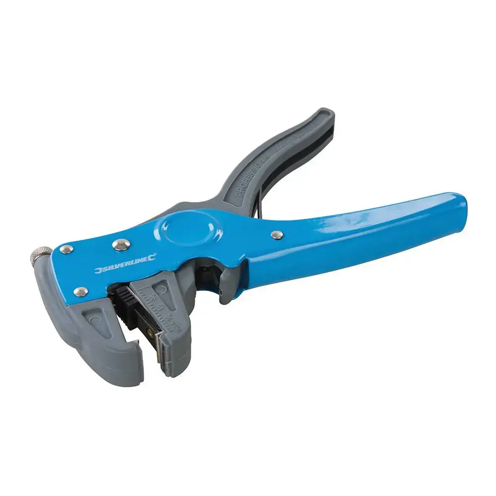 Silverline 2-In-1 Adjustable Wire Strippers 170Mm 296135 1