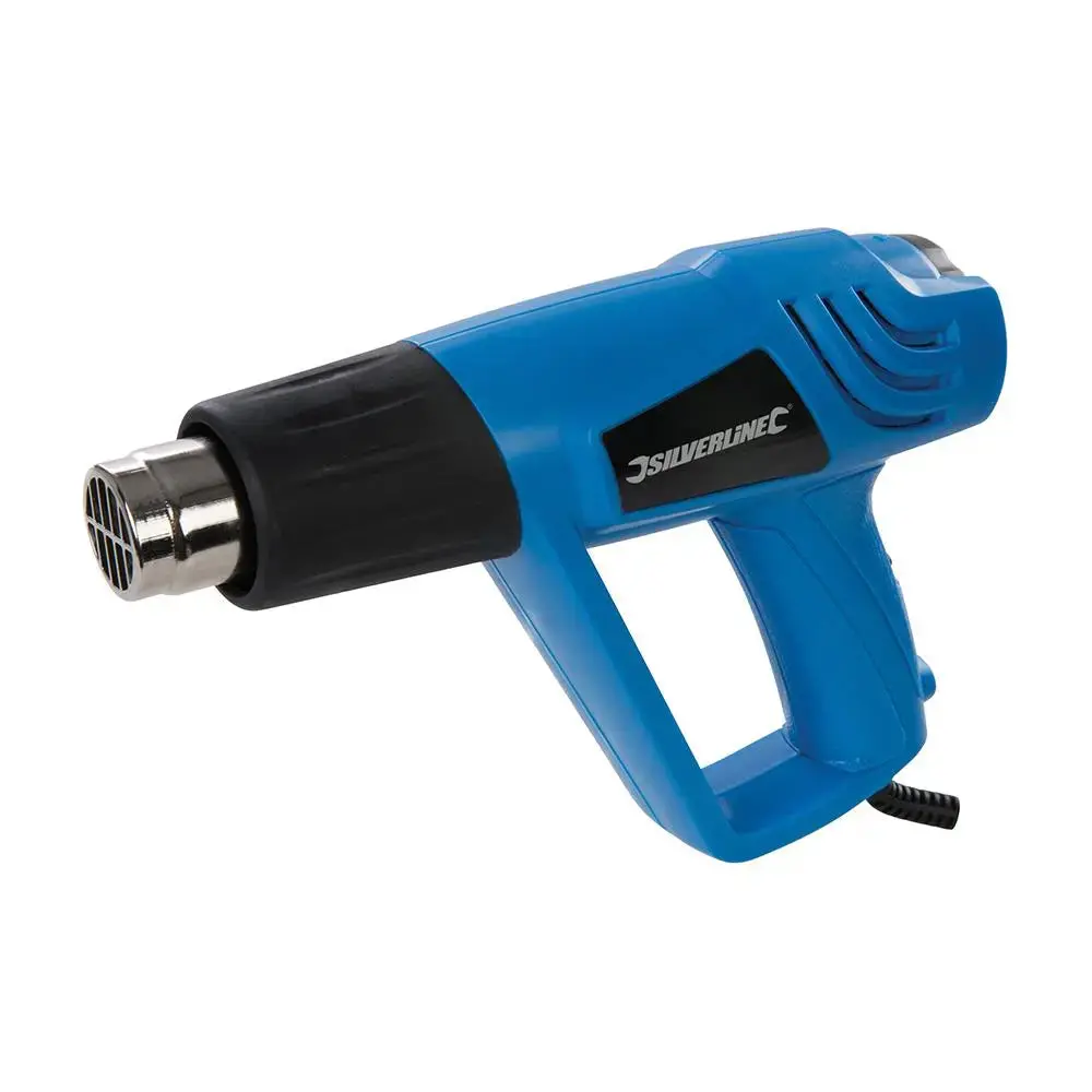 Silverline 2000W Silverstorm Hot Air Gun Wallpaper Paint Stripper 4 Nozzle 1