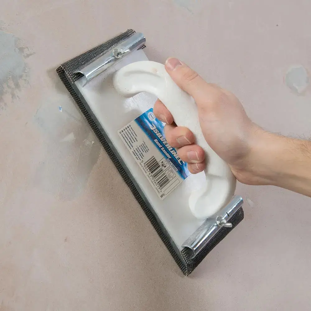 Silverline 230 X 105Mm Hand Sander Plasterboard Joint Wall Ceiling Abrasive Block 1