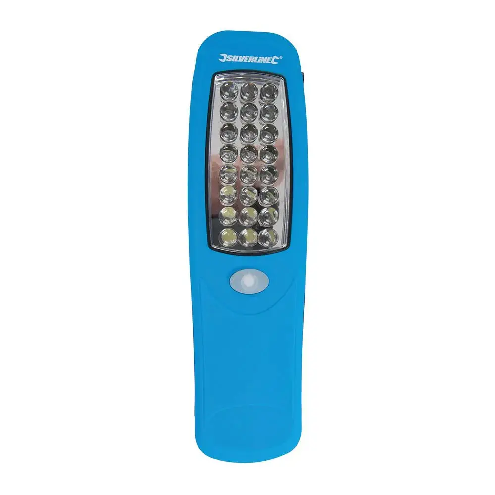 Silverline 24 Led Magnetic Torch Hanging Camping Flash Light Car Garage 1