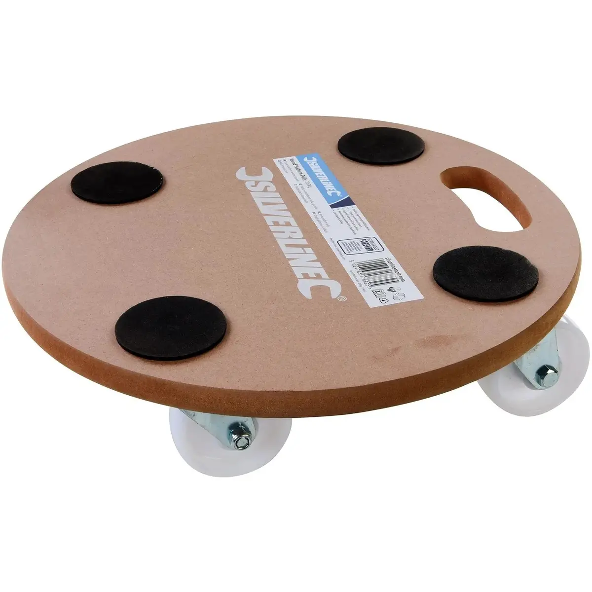 Silverline 250Kg Round Platform Dolly 380Mm Lifting Handling Furniture Removal 1