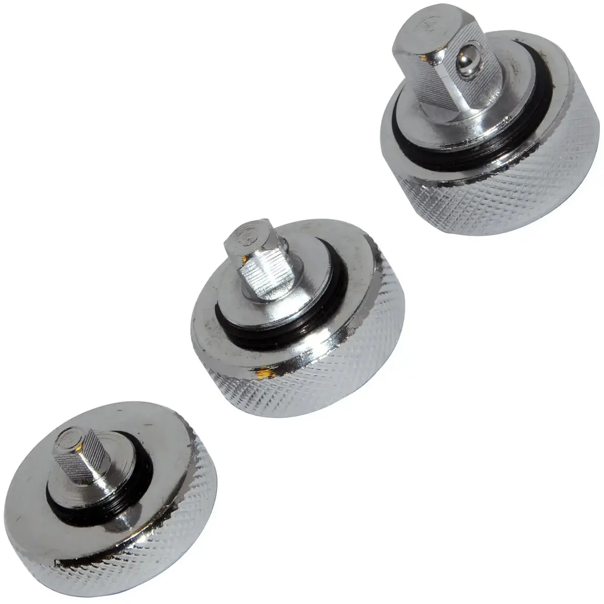 Silverline 3 Piece Palm Ratchet Set Drive Two-Way Drop Forged Body Garage 1