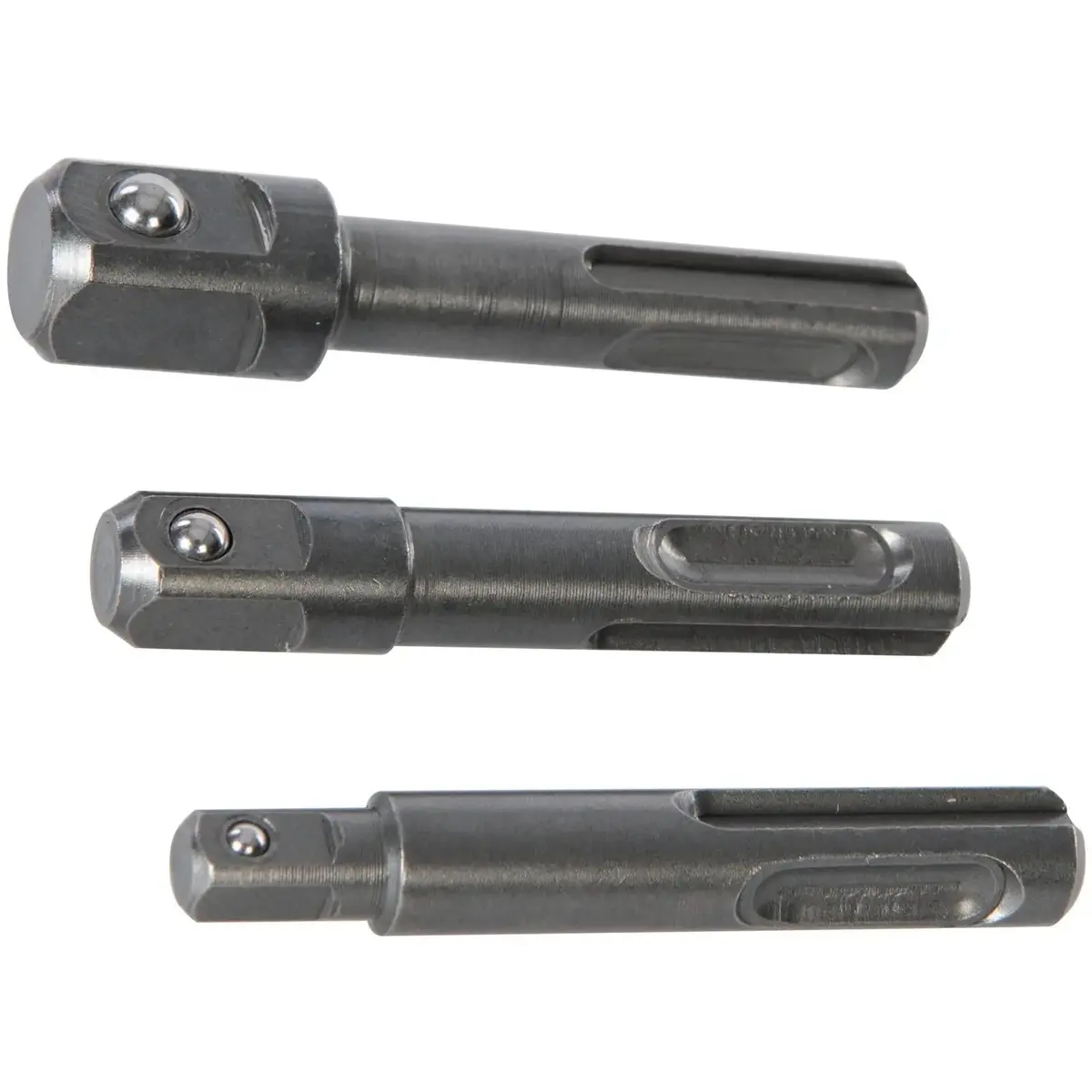 Silverline 3 Piece Sds+ Socket Driver Set 1/4" 3/8" 1/2" Drill Diy 3Pc 1
