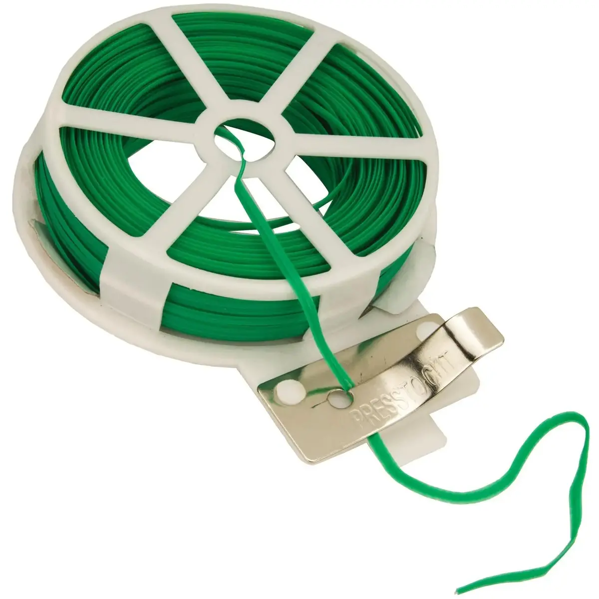 Silverline 30M Garden Tie Wire Reel Plants Flowers Reusable Coated Twist Reel 1