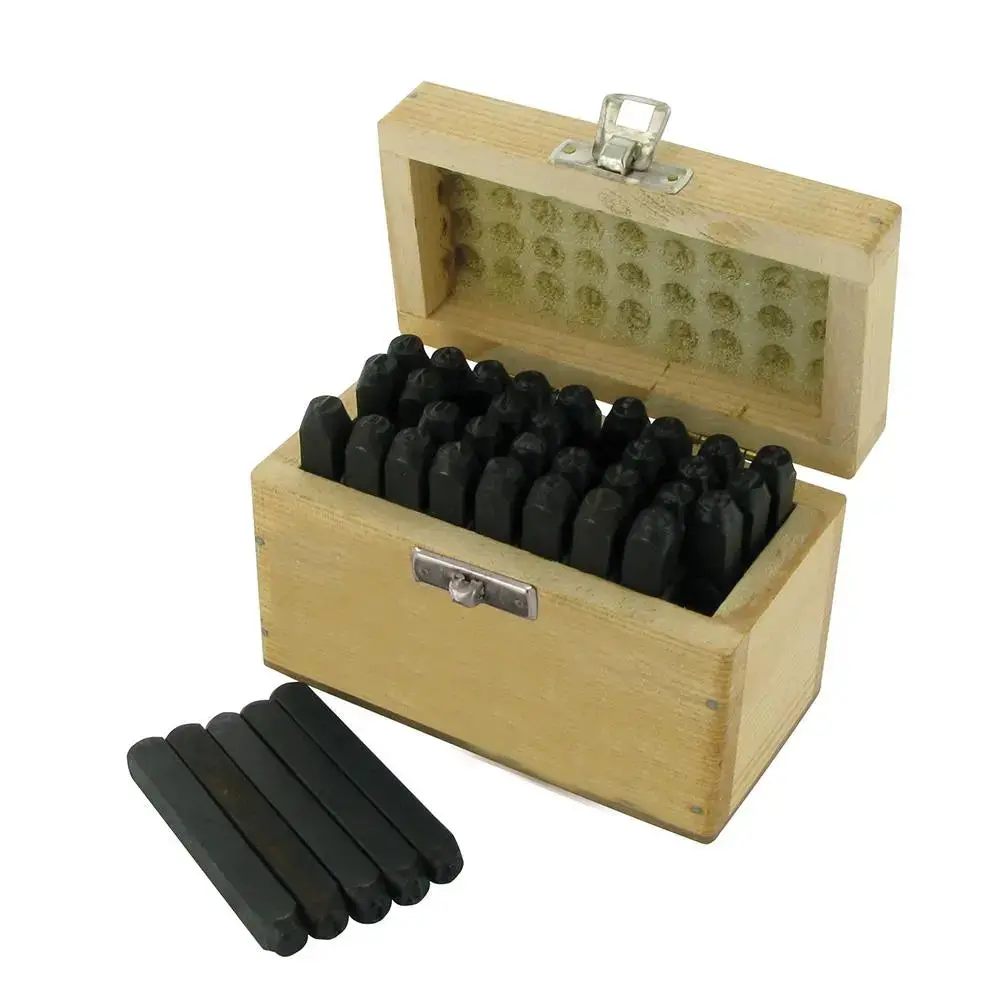 Silverline 36 Piece 5Mm Number & Letter Stamp Set Punch Upper-Case Marker 1