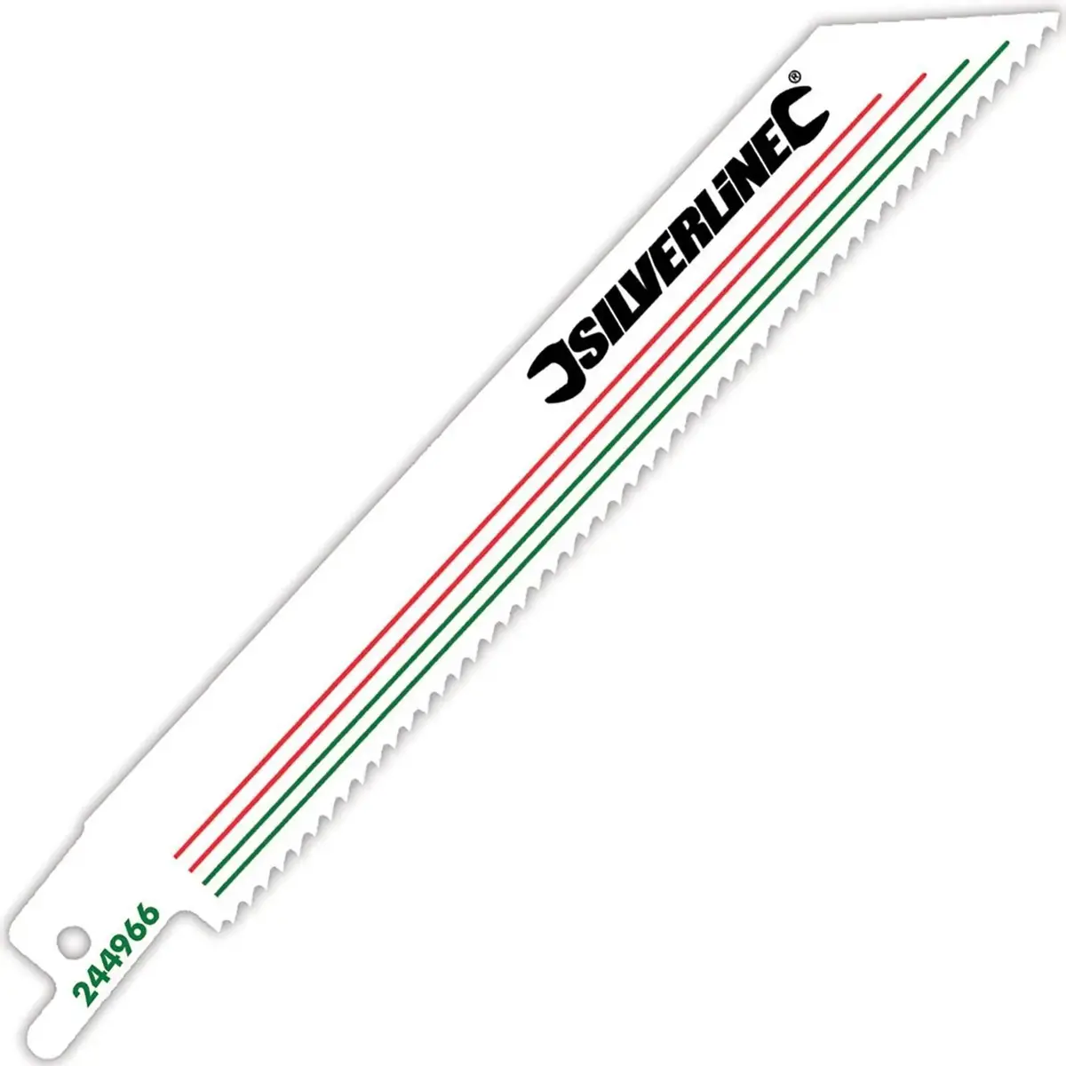 Silverline 5 Piece 150Mm Recipro Saw Blades Bi-Metal 10 Tpi Universal Shank 1