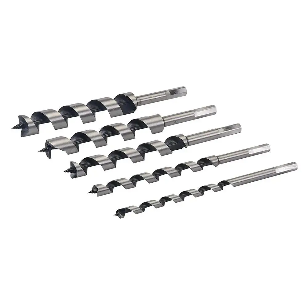 Silverline 5 Piece Auger Bit Set 10, 13, 19, 22 & 25Mm Wood Joinery Carpenter Builder 1