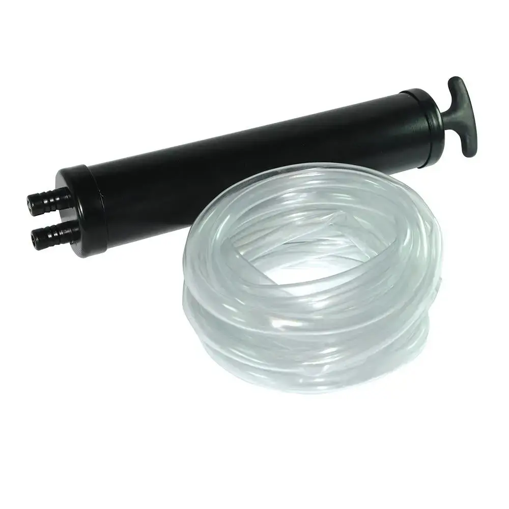 Silverline 500Cc Double-Action Fluid Transfer Gun Pump 2.4M Hose Oil Petrol 1