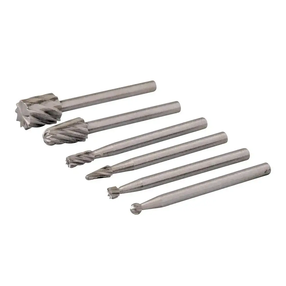 Silverline 6 Piece Hss Router Cutter Bit Set 3.1Mm Mandrel Hobby Tool 1