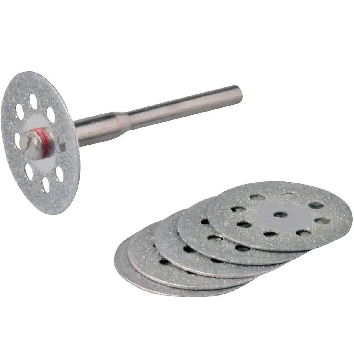 Silverline 6 Piece Vented Diamond Tipped Cutting Disc Kit 22Mm Mini Rotary Tool 1