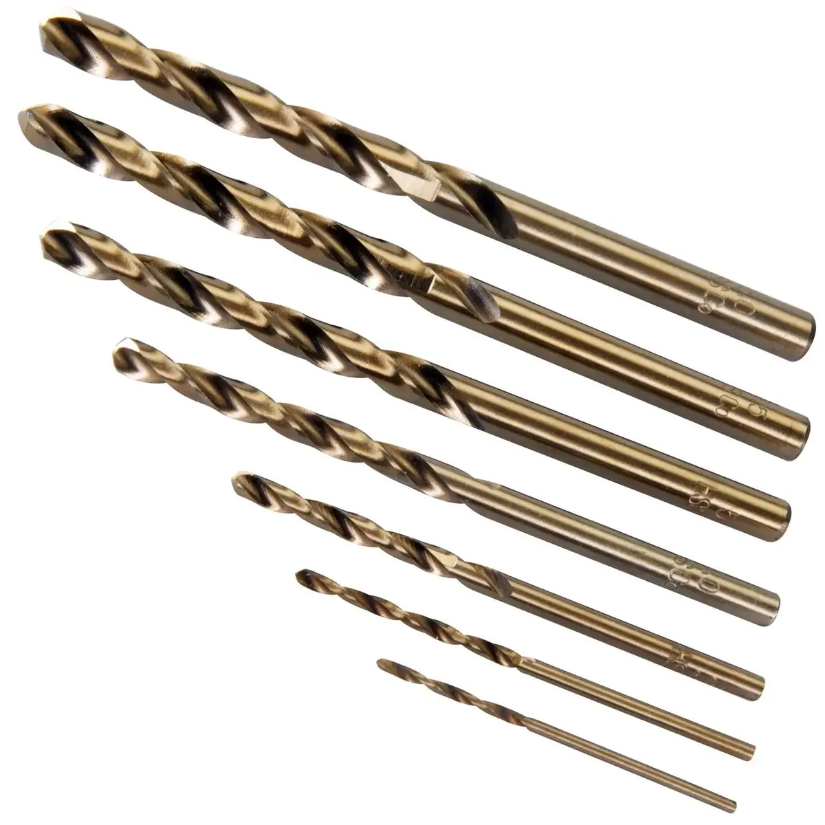 Silverline 7 Piece Cobalt Drill Bit Set 1.5-6Mm Titanium Steel Cast Iron 1