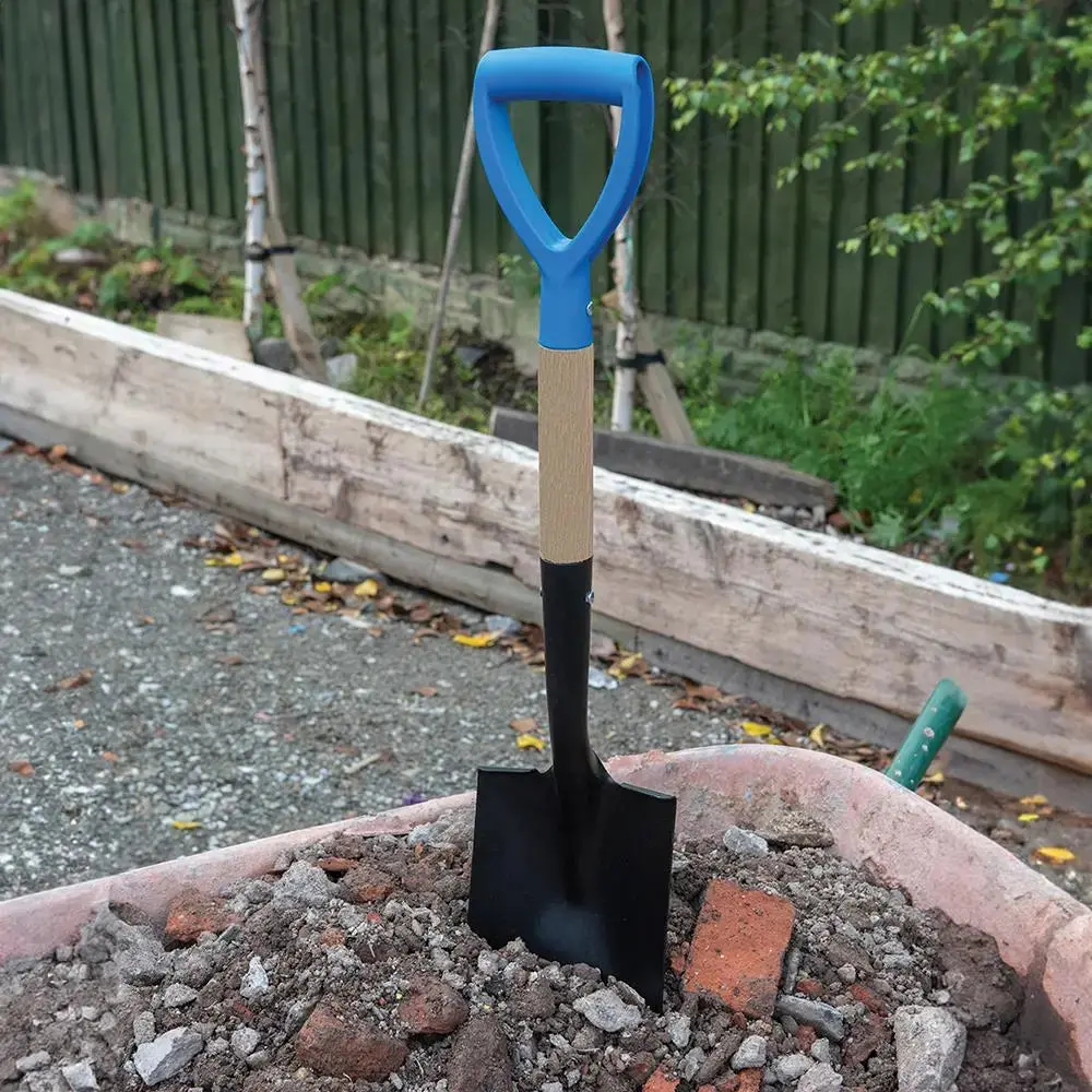 Silverline 700Mm Mini Square Nose Shovel Micro Gardening Groundworks 1
