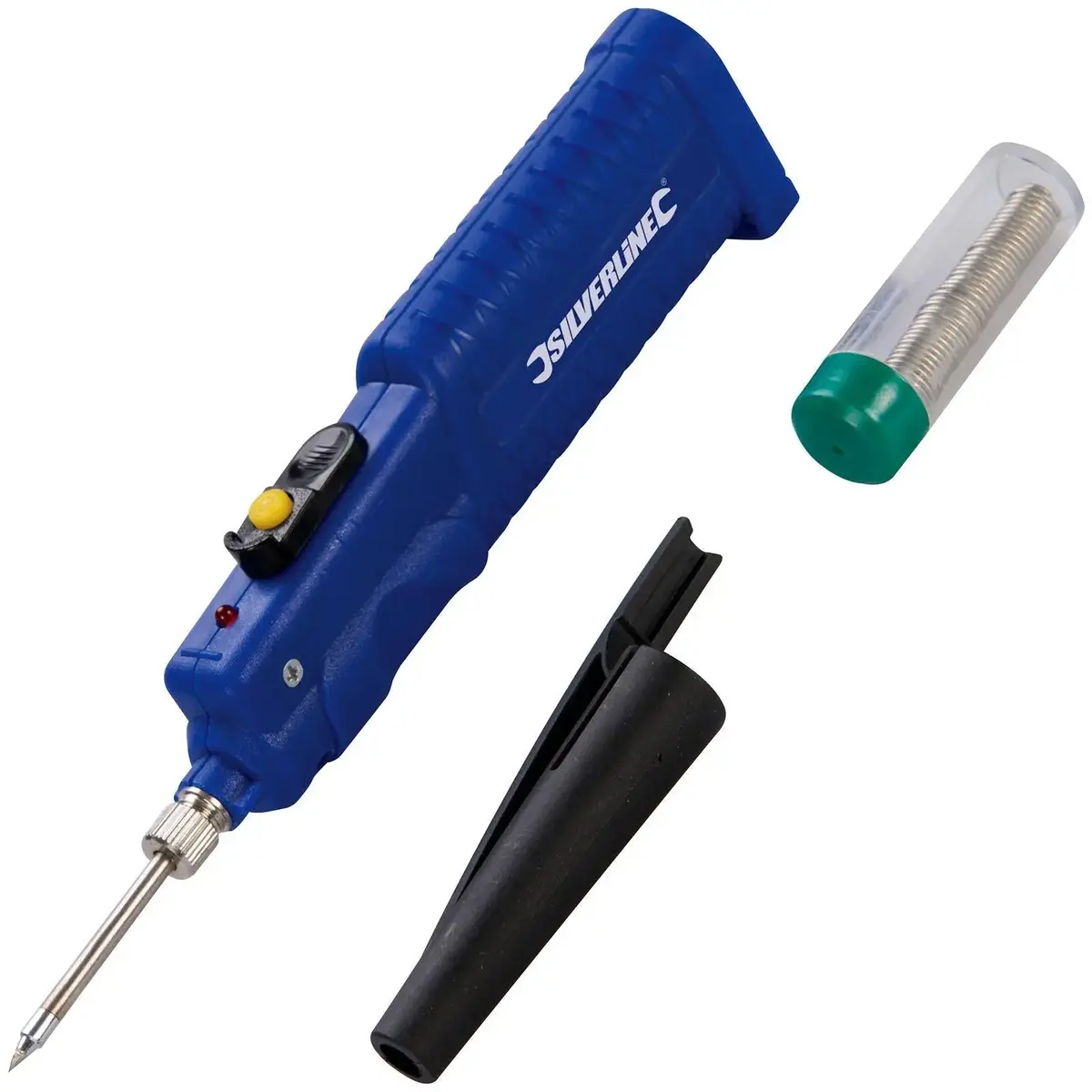 Silverline 8W Battery-Powered Soldering Iron Intricate Electronic Work 1