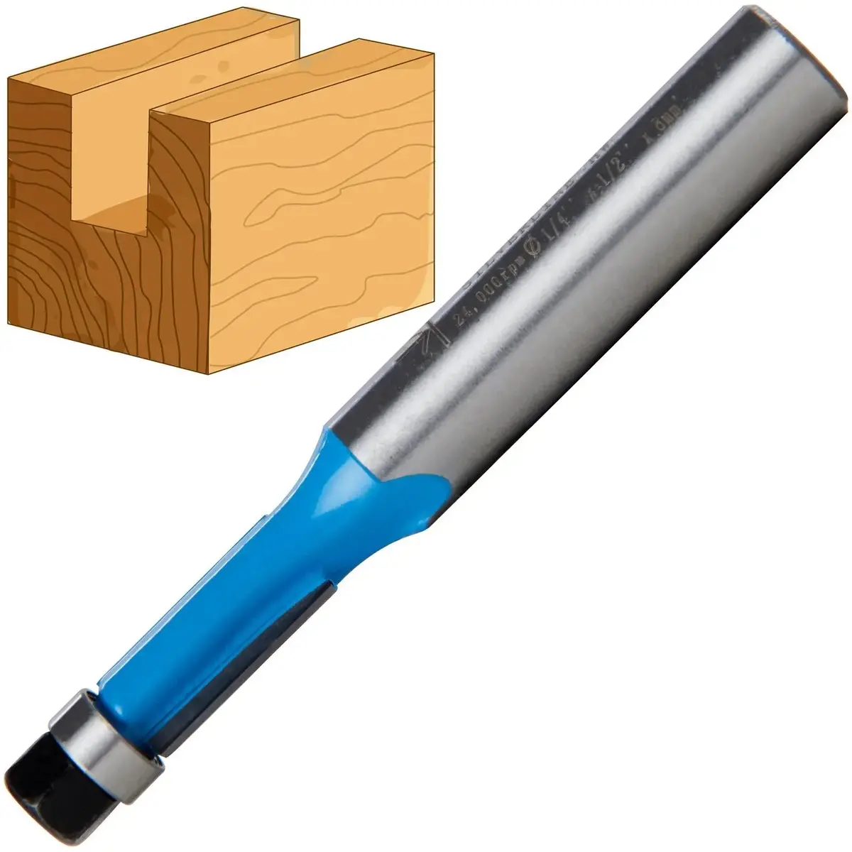 Silverline 8Mm Flush Trim Router Cutters 1