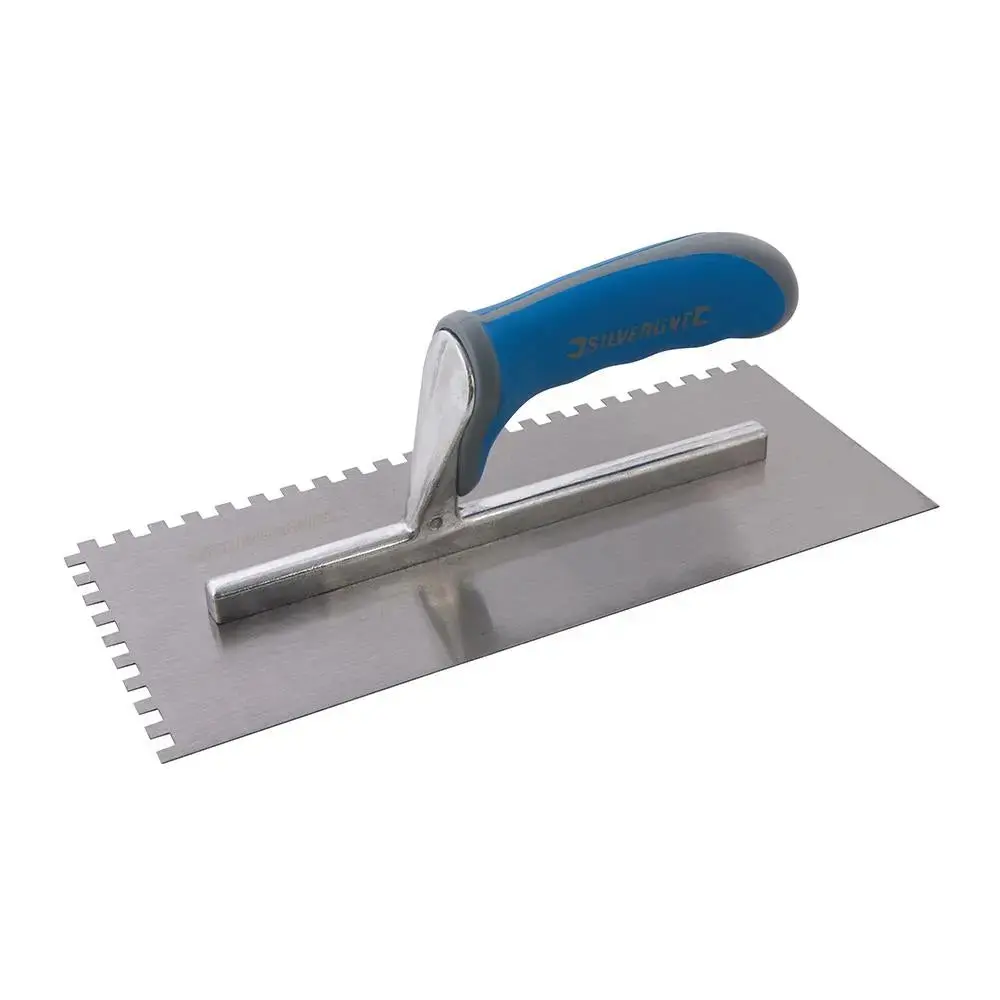 Silverline Adhesive Trowel Soft-Grip 280 X 120Mm - 6Mm Teeth 880084 1