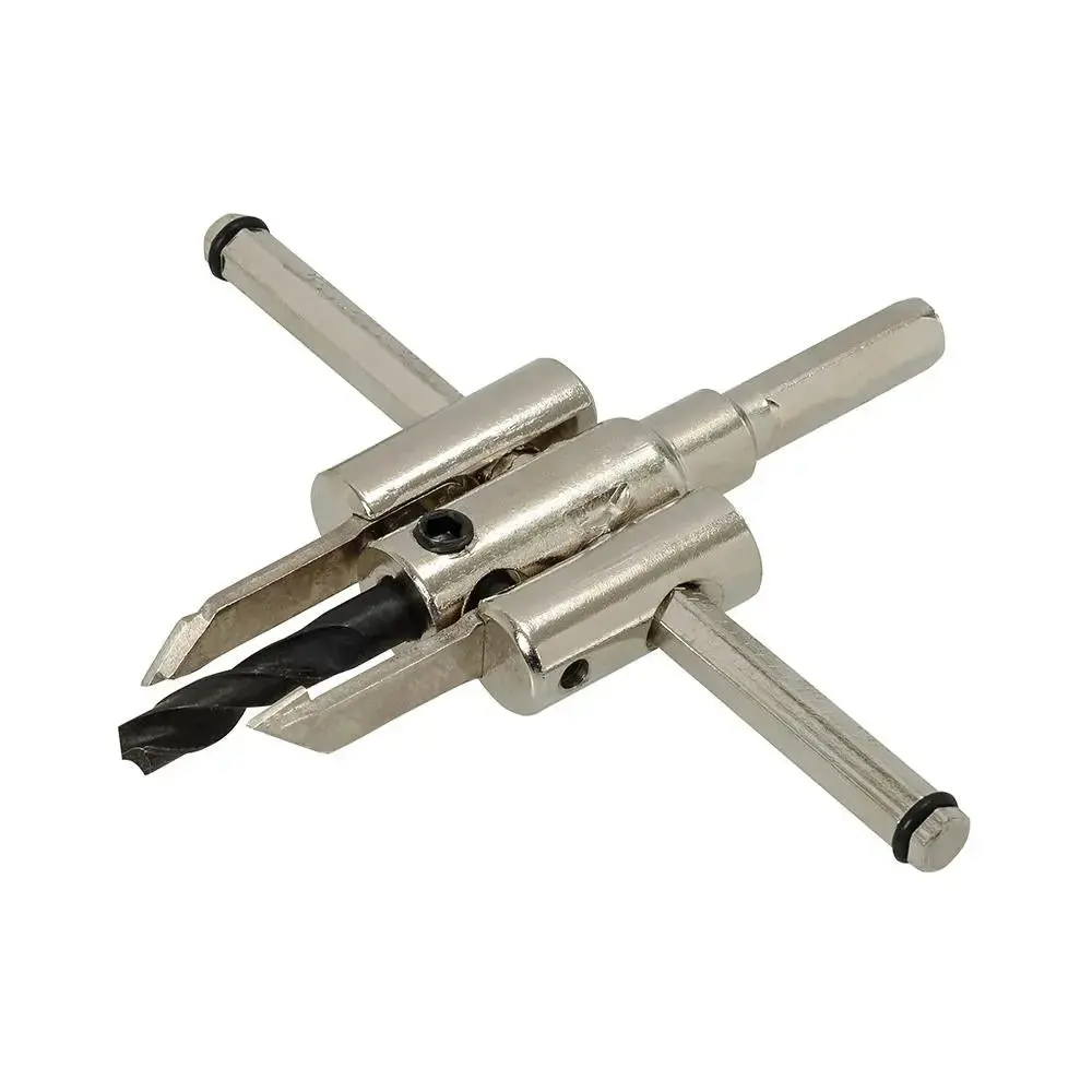 Silverline Adjustable Hole Cutter 30 - 120Mm 447132 1