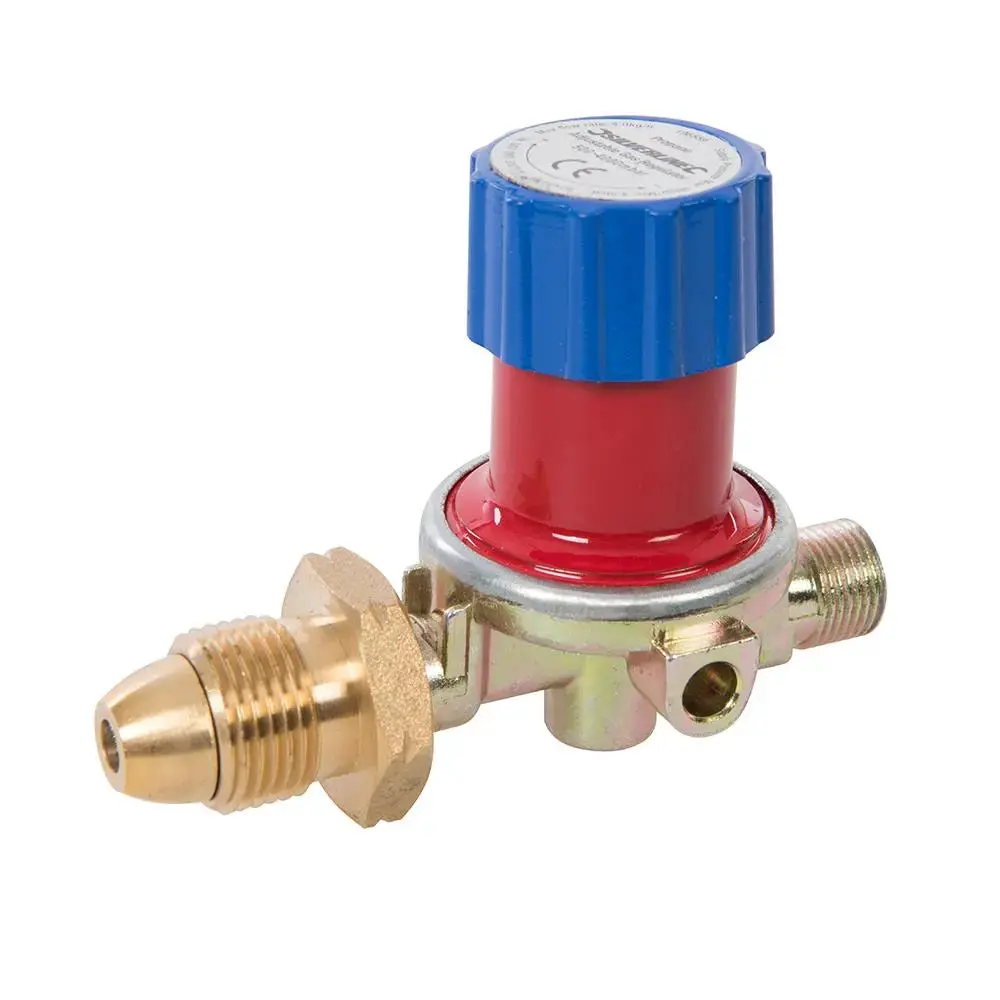 Silverline Adjustable Propane Gas Regulator 500 - 4000Mbar 196559 1