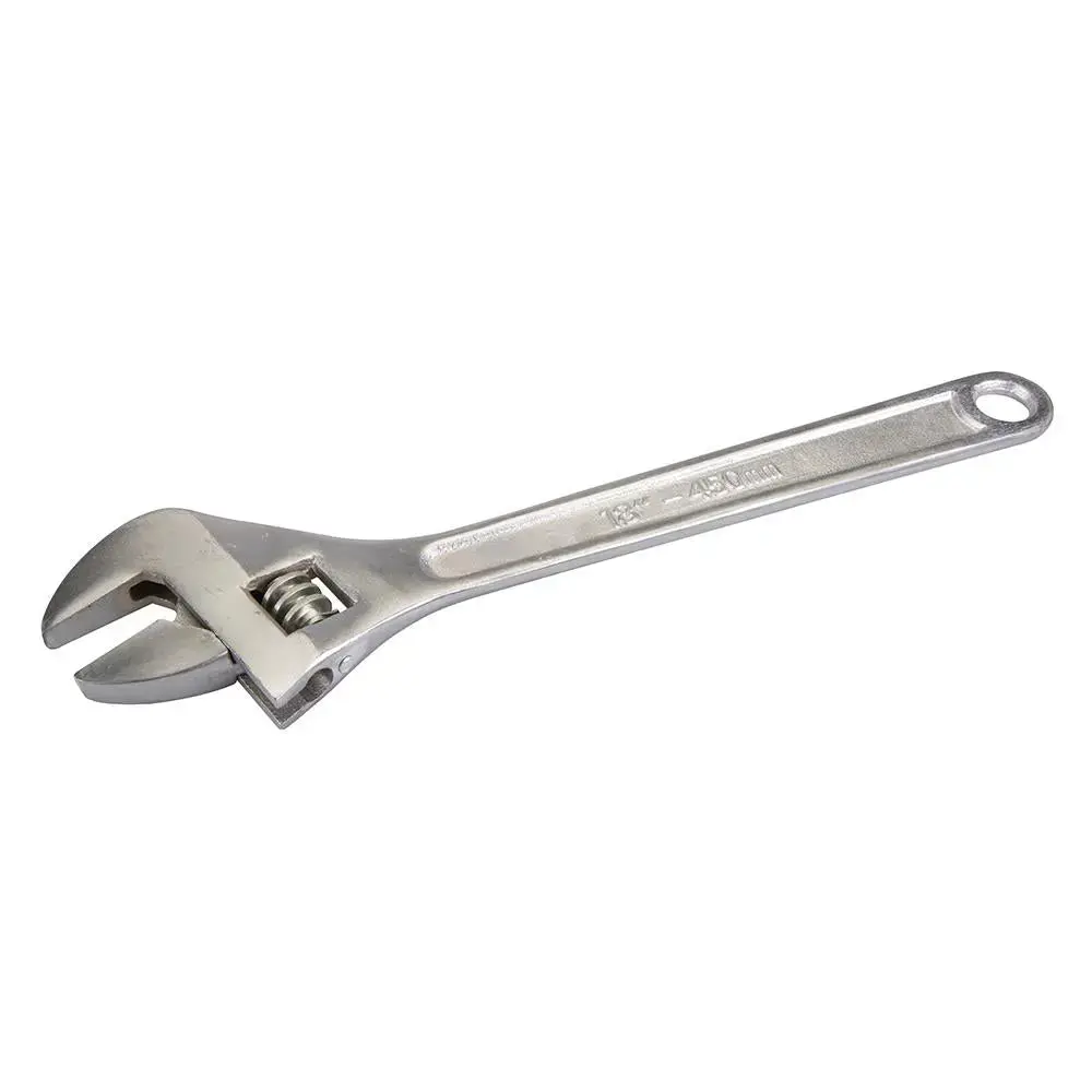 Silverline Adjustable Wrench Length 450Mm - Jaw 50Mm Wr55 1