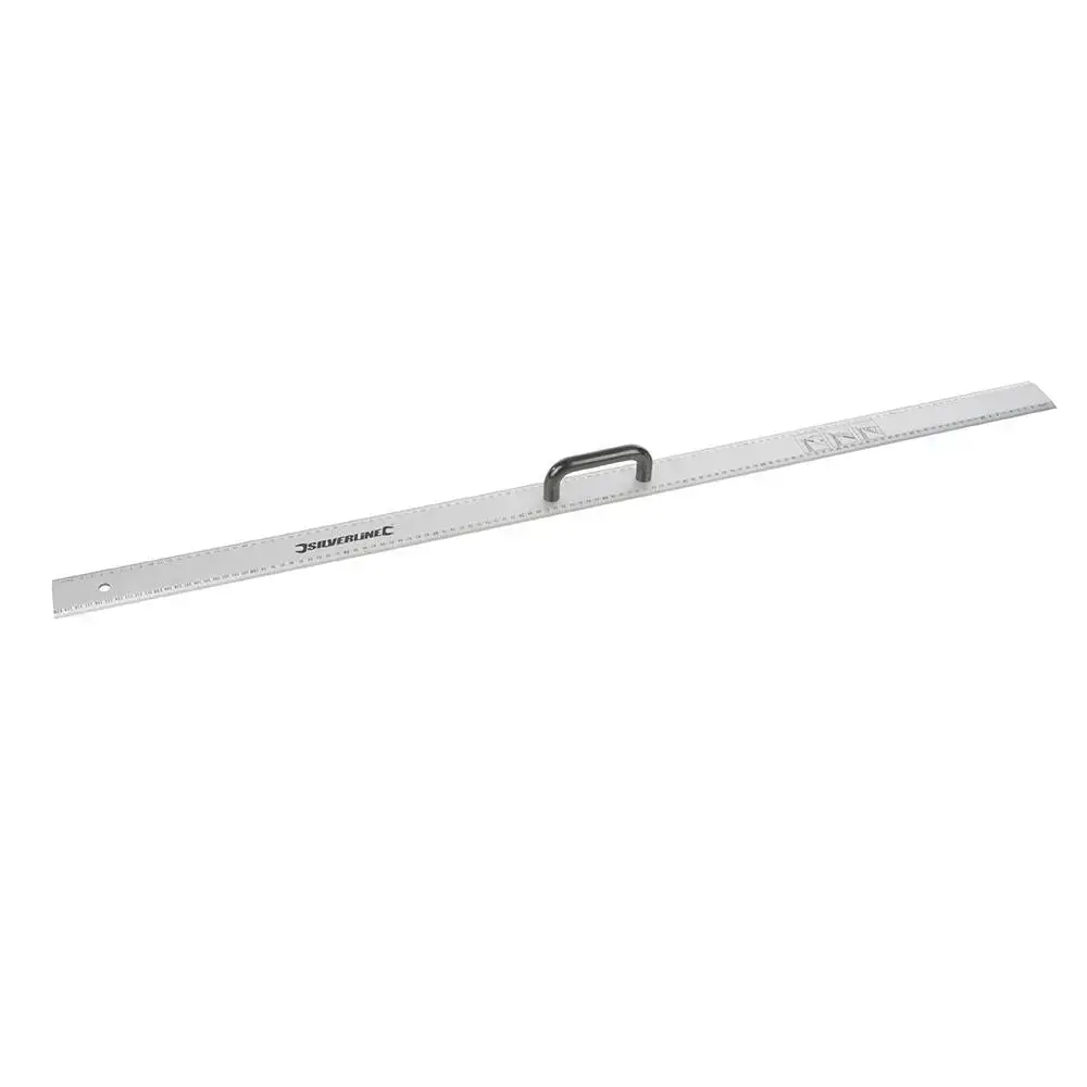 Silverline Aluminium Rule With Handle 1200Mm 731210 1