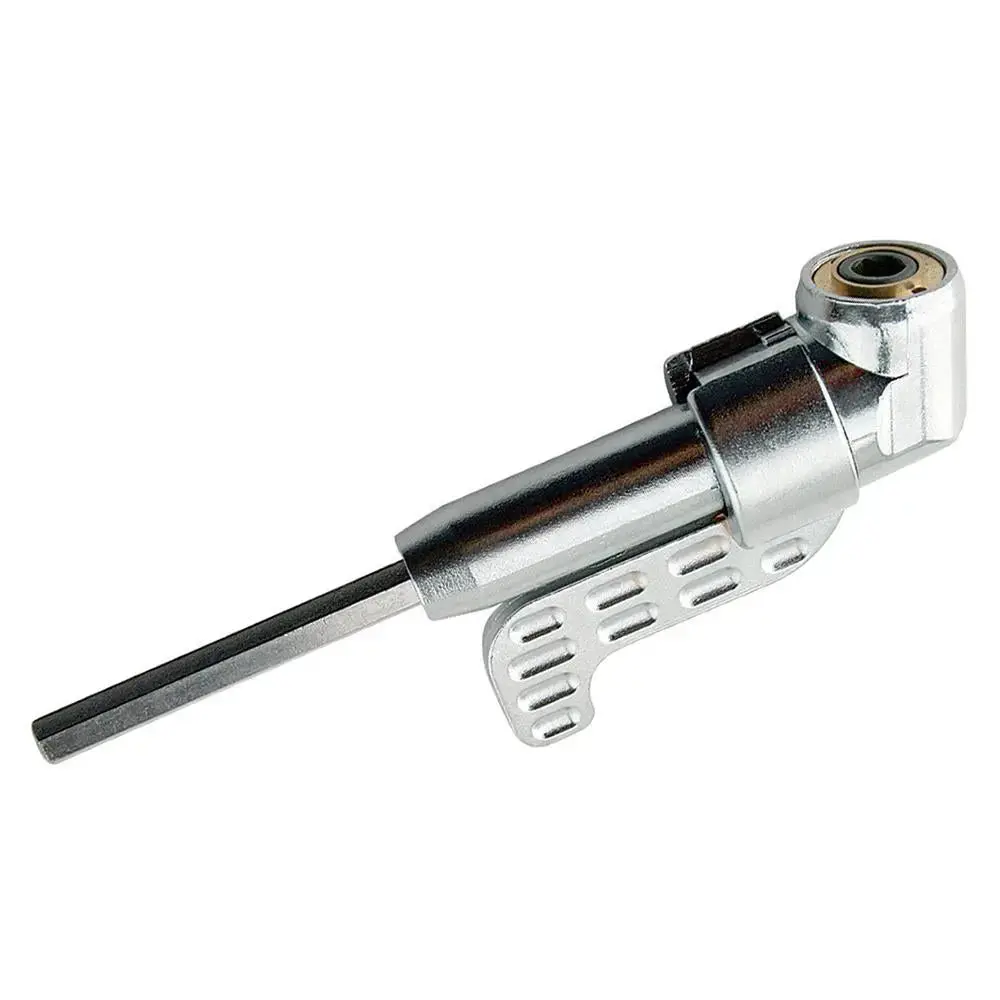 Silverline Angled Magnetic Screwdriver Attachment 80° - 130Mm 1/4" Hex 868835 1