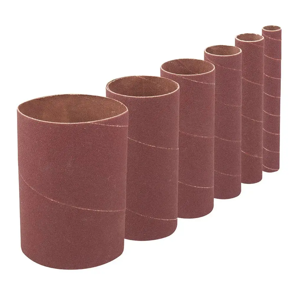 Silverline Bobbin Sleeves Set 6Pce 90Mm 120 Grit 275267 1